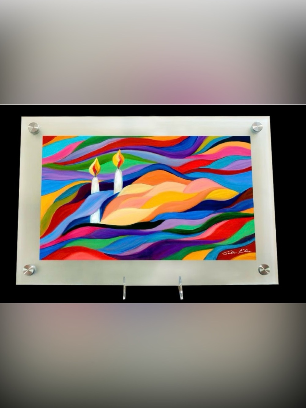 Glass Challah Tray - Picture 3 of 5